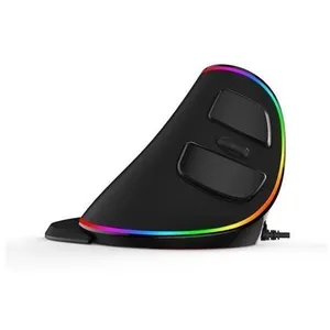 DeLUX Game Titan Souris M618 plus Verticale ergonomique FILAIRE Delux RGB pas cher