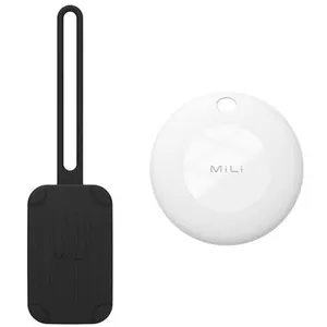 Mili Mitag Suitcase Tracker Compatible avec Apple Find My Noir et Blanc