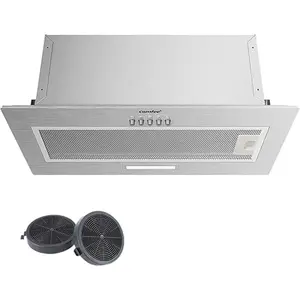 Comfee' CH60A17EM400SS-EU Hotte aspirante, 400 m³/h, 60 cm, A++, Modes...