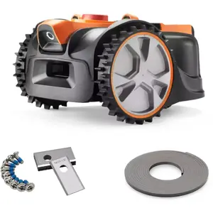 Kit essentiel LawnMaster AMB16-400 | Tondeuse robotisée à vision autom... pas cher