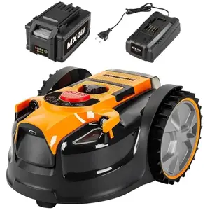 Comparateur de prix : LawnMaster VBRM16 OcuMow Tondeuse Robot de Jardin Pose et TOND pour 1...