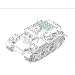 Hobbyboss German Pzkpfw.i Ausf.f (vk1801)-late - 1:35e - Hobby Boss pas cher