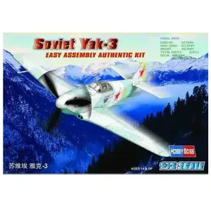 Hobbyboss Maquette Soviétique Yak-3 à l'échelle 1:72. pas cher