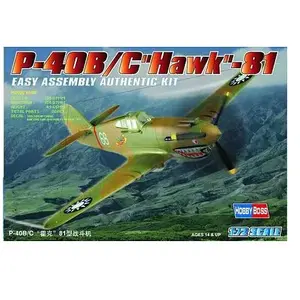 P-40b/c ''hawk''-81a - 1:72e - Hobby Boss