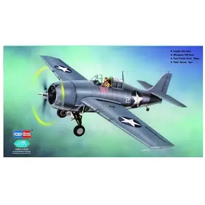 Maquette Grumman F4F-4 Wildcat 1/48 - Hobby Boss Maquette d'avion - HB80328 pas cher