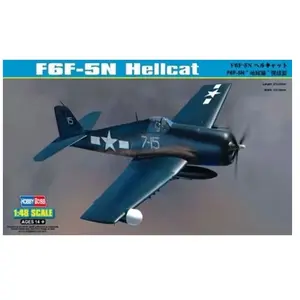 Hobbyboss Maquette Hellcat F6F-5N échelle 1:48 (Gris)