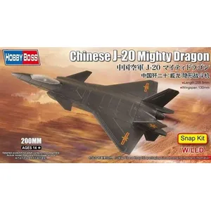 Hobbyboss Chinese J-20 Mighty Dragon - Hobby Boss pas cher