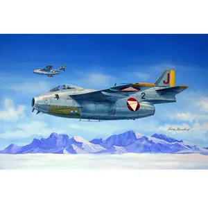 Hobbyboss Maquette avion : avion de chasse suédois SAAB J 29F Flying Barrel pas cher
