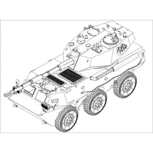 Hobbyboss Pla Ptl02 Wheeled Tank Destroyer - 1:35e - Hobby Boss pas cher