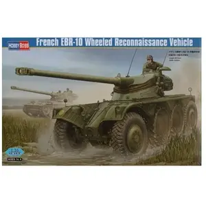 Military French Ebr-10 Wheeled Reconna. Vehicle - 1:35e - Hobby Boss