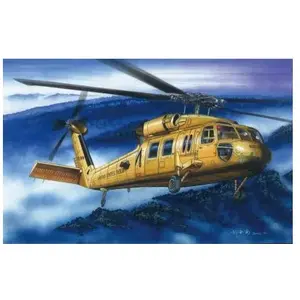 American Uh-60a ''blackhawk'' Helicopter - 1:72e - Hobby Boss