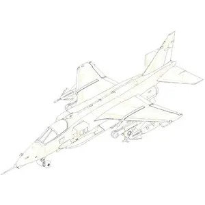 Maquette Jaguar A Français  1/72 - Hobby Boss Maquette d'avion  - 9587258 