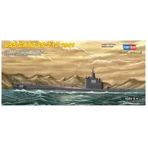 Comparateur de prix : Maquette USS SS-212 Gato 1941 (sous-marin)  1/700  - Hobby Boss Maquette de bateau  - HB87012 