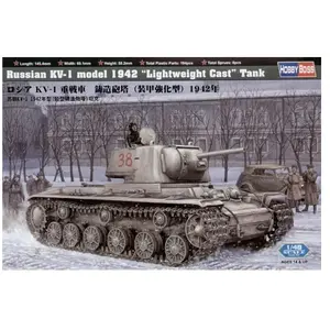 Maquette KV-1 russe léger 1/48 - Hobby Boss Maquette militaire - HB84814 pas cher