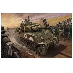 Hobbyboss Échelle 1:48 « US M4A1 (modèle Moyen) » - Kit d'assemblage Authentique pas cher