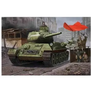 Russiant-34/85(1944 Angle-jointed Turret) Tank- 1:48e - Hobby Boss pas cher