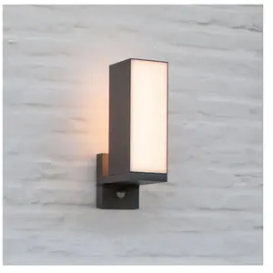 Comparateur de prix : LUTEC Applique LED Cuba, capteur, 1 lampe, anthracite