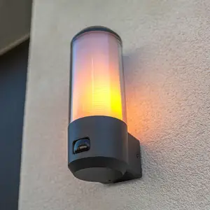 LUTEC - Heros wandlamp met sensor voor buiten - E27 - Donkergrijs pas cher