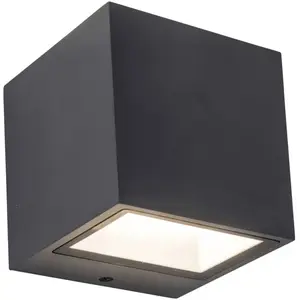Comparateur de prix : Lutec Applique LED extérieure GEMINI 5189114118 blanc neutre anthracite