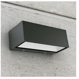 GREENICE Applique Lutec "Gemini" Extérieur Led 21W 2200Lm [Lu-5189101118] Gris pas cher