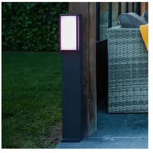 LUTEC connect Borne lumineuse LED Qubo, RGBW, intelligenteVendu paramazon