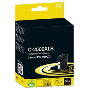 Cartouche C-2500XLB compatible Canon PGI-2500XL (Noir) pas cher
