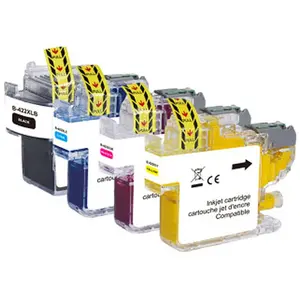 Multipack compatible Brother LC422XL (1x noir, 1x cyan, 1x magenta, 1x... pas cher
