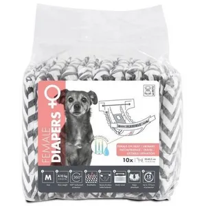 Comparateur de prix : M-PETS - MPETS Diapers - Couches Chien Femelle - M - x10