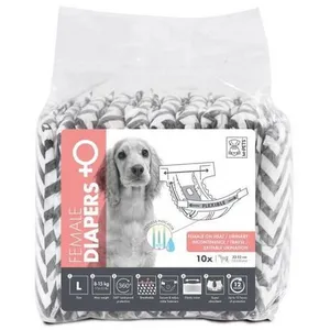 Comparateur de prix : M-PETS - MPETS Diapers - Couches Chien Femelle - L - x10