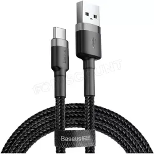 Baseus Cafule Cable USB-A / USB-C QC3.0 2A 3m-gray-black pas cher
