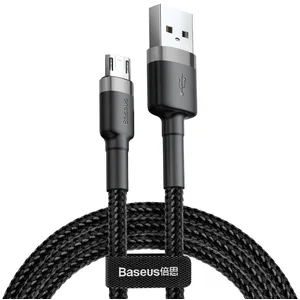 Baseus Cable Cafule USB 2.0 type A - Micro B M/M 3m (Noir/Gris) pas cher