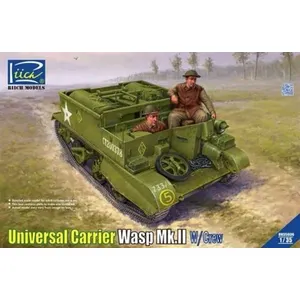 Riich Models Universal Carrier Wasp Mk.iic W/crew Are Included In The First Batch Of Produ- 1:35e -