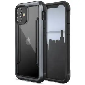 RAPTIC Coque defense shield noir pour iphone 12 mini pas cher