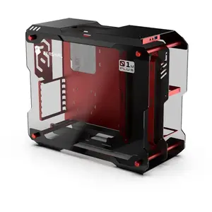 Zeaginal ZC-01M Plus (Noir/Rouge) - Boitier PC Ouvert ATXVendu paramazon
