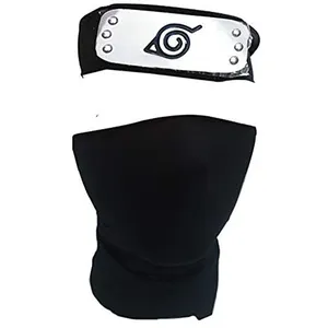 Set de 2 pièces Bandeau masque Ninja Naruto Shippuden Hatake KakashiVendu parfnac