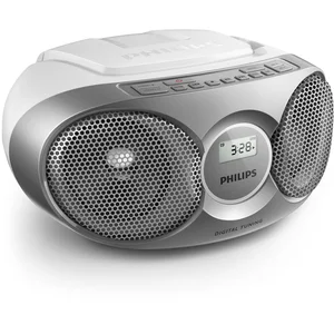 Comparateur de prix : Boombox - PHILIPS - AZ215/12 - Lecteur de CD - Radio FM - Rouge