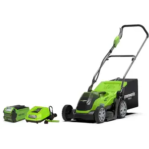 Tondeuse GREENWORKS 40V - Coupe de 35cm - 1 batterie 2,0Ah - 1 chargeu... pas cher
