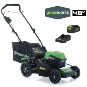Greenworks GD48LM46SP tondeuse autotractée à batterie 48V 4Ah batterie... pas cher