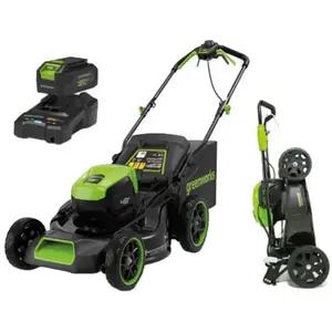 Tondeuse Autoportée 48 V 46 Cm 3-en-1 Avec Batterie 4 Ah Jusqu'à 500... pas cher