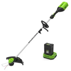 Comparateur de prix : Greenworks 60V Coupe-bordure 40cm avec 2Ah Battery