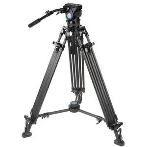 Sirui BCT-2203+BCH-10 Trépied Broadcast avec rotule vidéo (Métal), Trépied