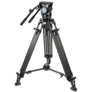 Sirui BCT-2203+BCH-20 Trépied Broadcast avec rotule vidéo (Métal), Trépied