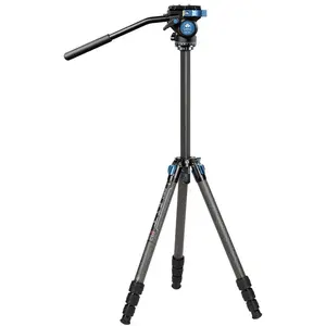 Comparateur de prix : Sirui Traveler 124 trépied vidéo carbone avec tête fluide VA-5