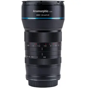 Comparateur de prix : Adaptateur Sirui 24mm F/2,8 objectif anamorphique pour monture E