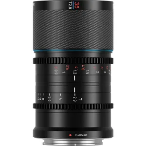 Sirui 35mm T2.9 Blue Flare 1.6x FF Anamorphique monture E (Fibre de carbone)