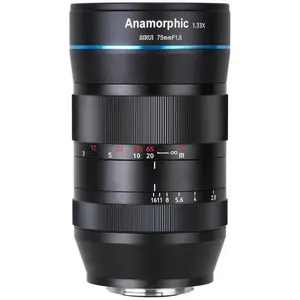 Comparateur de prix : Sirui Venus 75mm T2.9 1.6x Anamorphique Plein format monture L