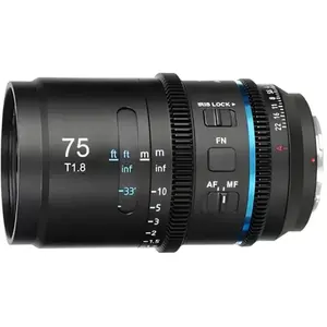 Sirui Astra anamorphique 75mm T1.8 x1.33 AF flare bleu - monture L