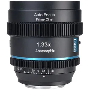 Sirui AF 20mm T1.8 1.33X S35 anamorphique monture Z Blue FlareVendu paramazon