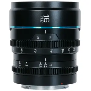 Sirui Objectif Cinéma Nightwalker Series 16 mm T1.2 S35 à mise au poin... pas cher