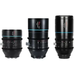 Sirui Venus 3 lens kit T2.9 1.6x (35mm+75mm+150mm + hard case) E mount pas cher